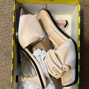 Sam Edelman Cream Heeled Sandals